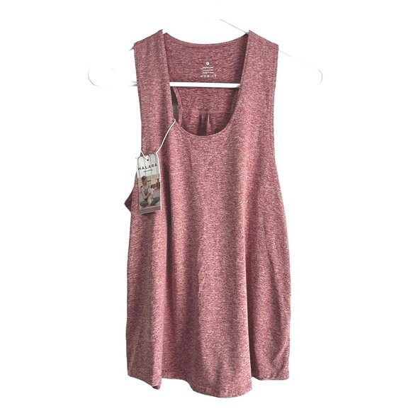 Halara U Neck Racerback Workout Tank Top Sz Large Womens Pink - Picture 4 of 5